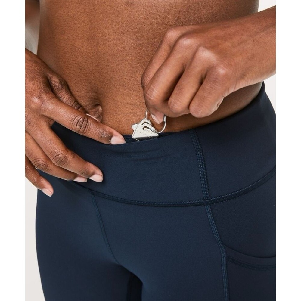 Lululemon Tight Stuff High-Rise Training Leggings in a navy Size 6 - Picture 2 of 10